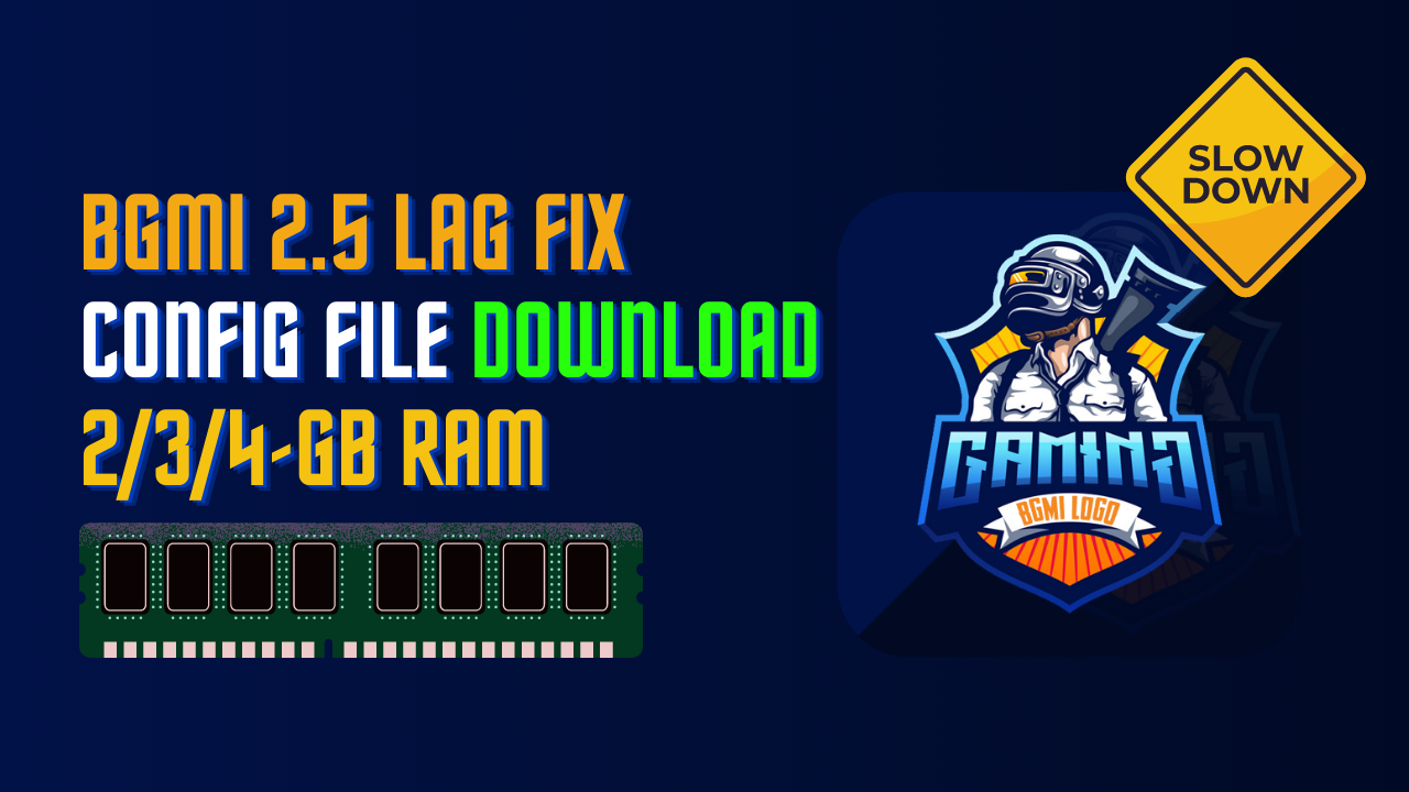 Bgmi 2.5 lag fix config file Download 2GB Ram