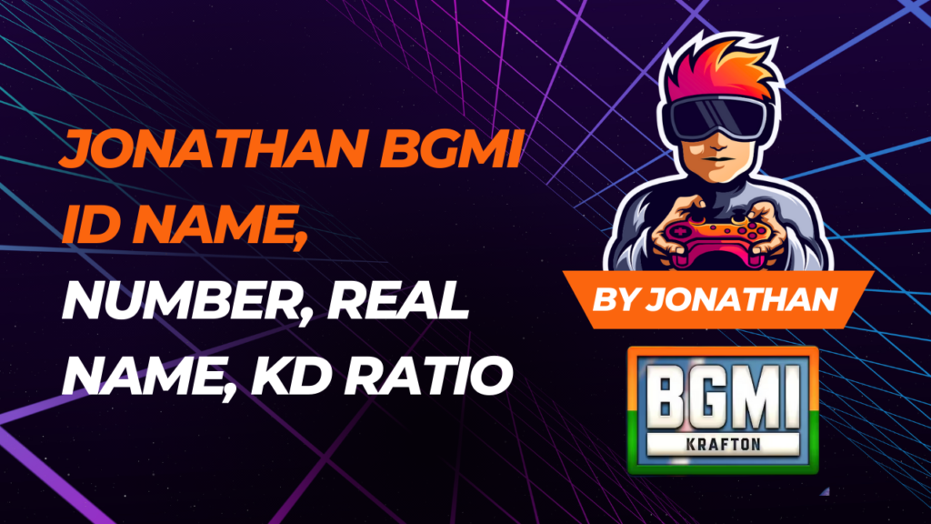 JONATHAN’s BGMI ID, In-game Stats, Controls, and Sensitivity